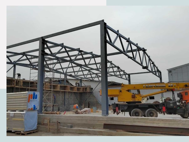 Строительство цехов в Томске