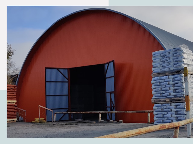 Полукруглые ангары по цене от 656 руб. в Томск