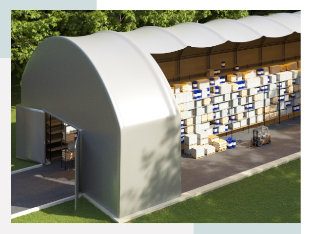 Тентовые ангары в Томске