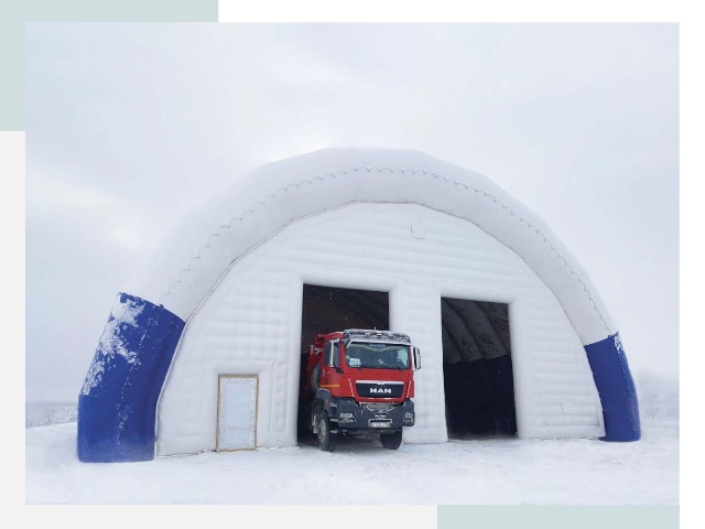 Мобильные ангары в Томске