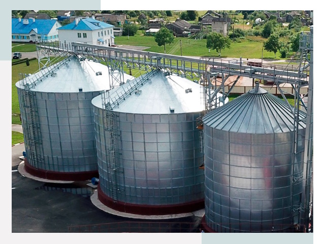 Металлические силосы в Томске