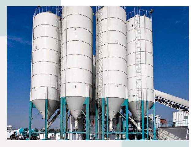 Строительство цементных силосов в Томске
