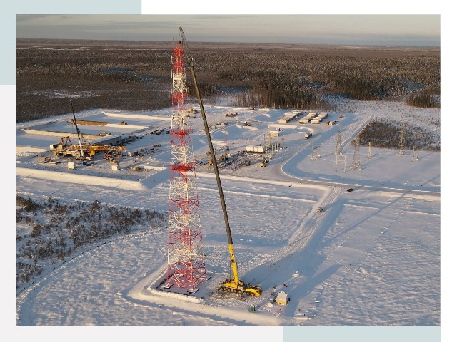 Мачты связи в Томске