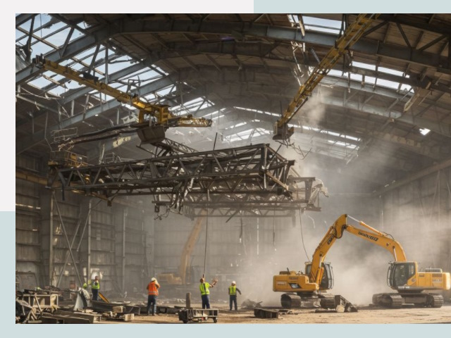 Демонтаж ангаров в Томске от 656 руб. за м²