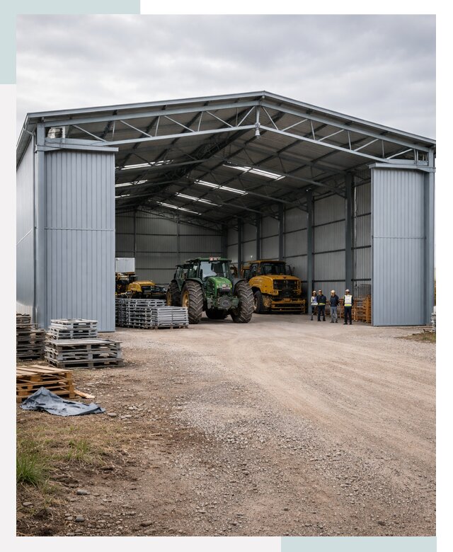 Ангары для сельхозтехники в Томске от 21854 р. | СтальСтрой-Тмс