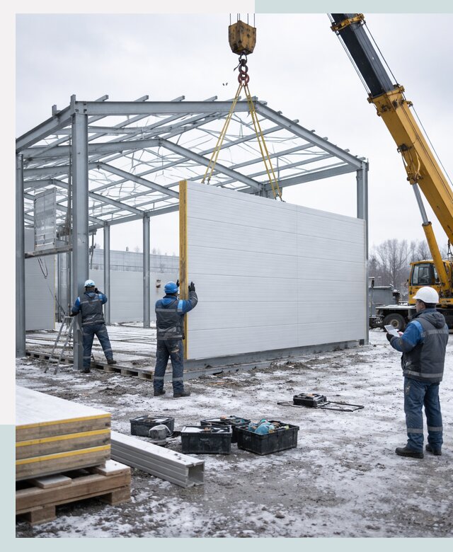 Строительство холодильных складов под ключ в Томске