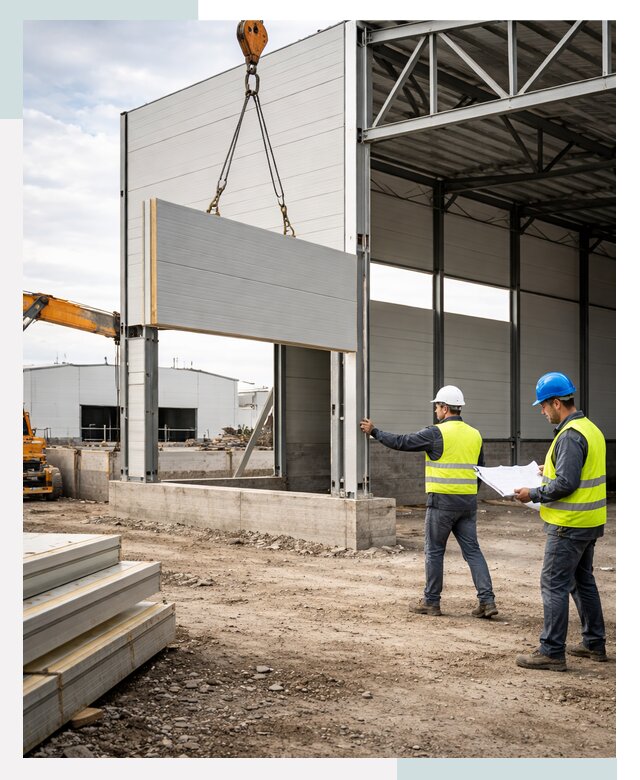 Склад из сэндвич панелей под ключ в Томске от 10381 р. | СтальСтрой-Тмс