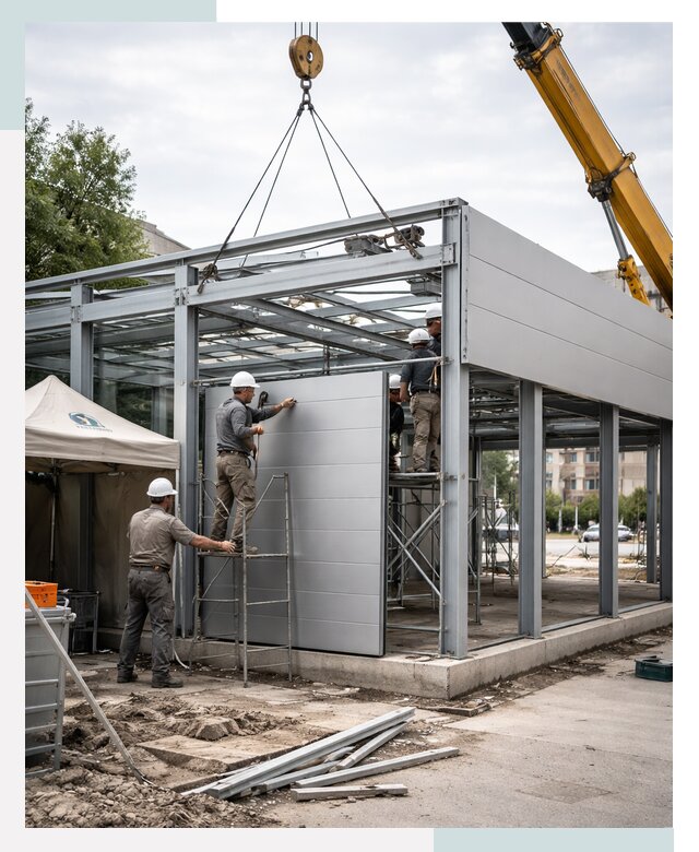 СтальСтрой-Тмс: торговый павильон под ключ в Томске от 38245 р.