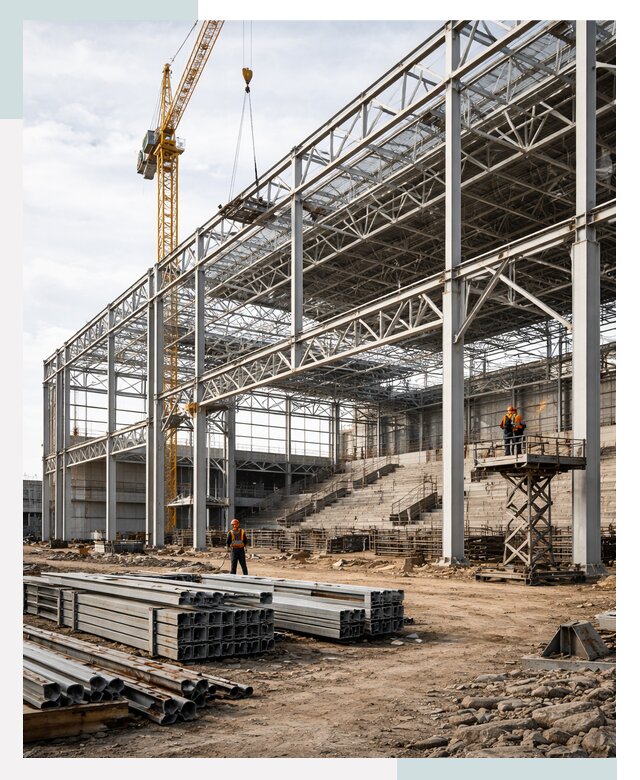 Строительство спортивных комплексов в Томске от 32781 р. | СтальСтрой-Тмс