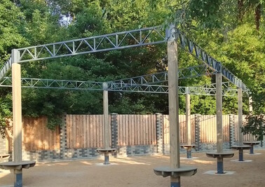 Терраса из металлоконструкций под ключ, проектирование, изготовление и монтаж от СтальСтрой-Тмс